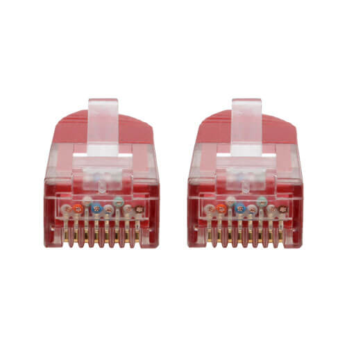Tripp-Lite N200-002-RD | Cat6 Gigabit Molded (UTP) Ethernet Cable (RJ45 M/M), Red, 2 ft. (0.61 m)