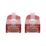 Tripp-Lite N200-002-RD | Cat6 Gigabit Molded (UTP) Ethernet Cable (RJ45 M/M), Red, 2 ft. (0.61 m)