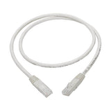 Tripp-Lite N200-003-WH | Cat6 Gigabit Molded (UTP) Ethernet Cable (RJ45 M/M), White, 3 ft. (0.91 m)