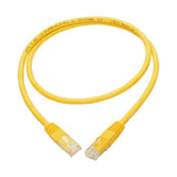 Tripp-Lite N200-003-YW | Cat6 Gigabit Molded (UTP) Ethernet Cable (RJ45 M/M), Yellow, 3 ft. (0.91 m)