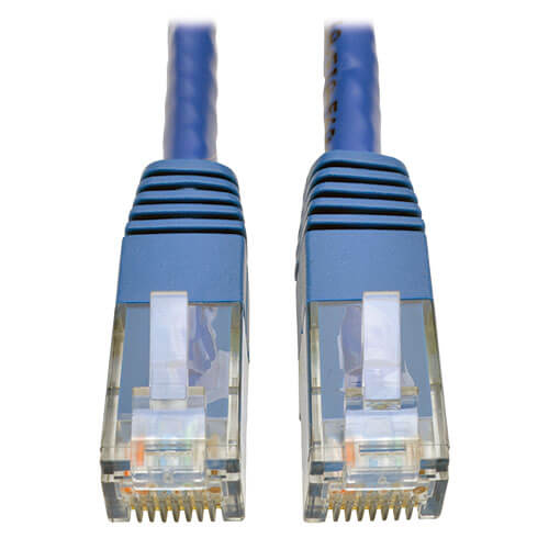 Tripp-Lite N200-005-BL | Cat6 Gigabit Molded (UTP) Ethernet Cable (RJ45 M/M), Blue, 5 ft. (1.52 m)