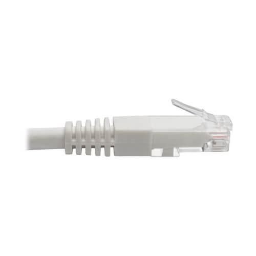 Tripp-Lite N200-005-WH | Cat6 Gigabit Molded (UTP) Ethernet Cable (RJ45 M/M), White, 5 ft. (1.52 m)