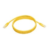 Tripp-Lite N200-005-YW | Cat6 Gigabit Molded (UTP) Ethernet Cable (RJ45 M/M), Yellow, 5 ft. (1.52 m)