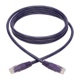 Tripp-Lite N200-006-PU | Cat6 Gigabit Molded (UTP) Ethernet Cable (RJ45 M/M), Purple, 6 ft. (1.83 m)