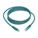Tripp-Lite N200-007-GN | Cat6 Gigabit Molded (UTP) Ethernet Cable (RJ45 M/M), Green, 7 ft. (2.13 m)