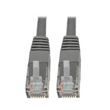 Tripp-Lite N200-010-GY | Cat6 Gigabit Molded (UTP) Ethernet Cable (RJ45 M/M), Gray, 10 ft. (3.05 m)