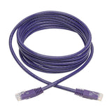 Tripp-Lite N200-010-PU | Cat6 Gigabit Molded (UTP) Ethernet Cable (RJ45 M/M), Purple, 10 ft. (3.05 m)