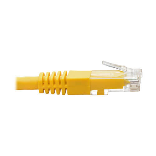 Tripp-Lite N200-010-YW | Cat6 Gigabit Molded (UTP) Ethernet Cable (RJ45 M/M), Yellow, 10 ft. (3.05 m)