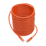 Tripp-Lite N200-035-OR | Cat6 Gigabit Molded (UTP) Ethernet Cable (RJ45 M/M), Orange, 35 ft. (10.67 m)