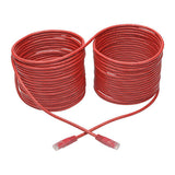 Tripp-Lite N200-050-RD | Cat6 Gigabit Molded (UTP) Ethernet Cable (RJ45 M/M), Red, 50 ft. (15.24 m)