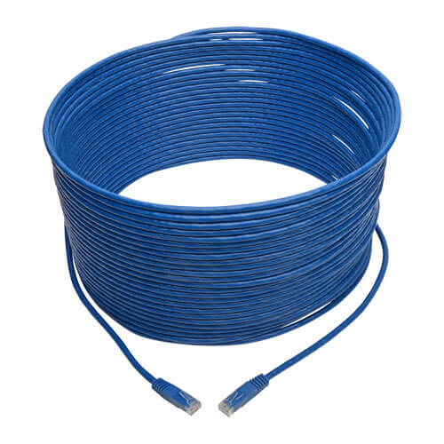 Tripp-Lite N200-075-BL | Cat6 Gigabit Molded (UTP) Ethernet Cable (RJ45 M/M), Blue, 75 ft. (22.86 m)