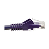 Tripp-Lite N201-001-PU | Cat6 Gigabit Snagless Molded (UTP) Ethernet Cable (RJ45 M/M), Purple, 1 ft. (0.31 m)
