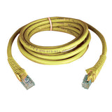 Tripp-Lite N201-002-YW | Cat6 Gigabit Snagless Molded (UTP) Ethernet Cable (RJ45 M/M), Yellow, 2 ft. (0.61 m)