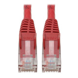 Tripp-Lite N201-004-RD | Cat6 Gigabit Snagless Molded (UTP) Ethernet Cable (RJ45 M/M), Red, 4 ft. (1.22 m)