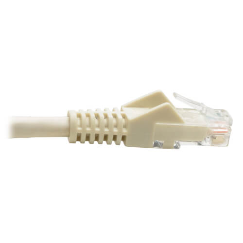 Tripp-Lite N201-004-WH | Cat6 Gigabit Snagless Molded (UTP) Ethernet Cable (RJ45 M/M), White, 4 ft. (1.22 m)
