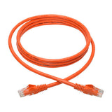 Tripp-Lite N201-006-OR | Cat6 Gigabit Snagless Molded (UTP) Ethernet Cable (RJ45 M/M), Orange, 6 ft. (1.83 m)