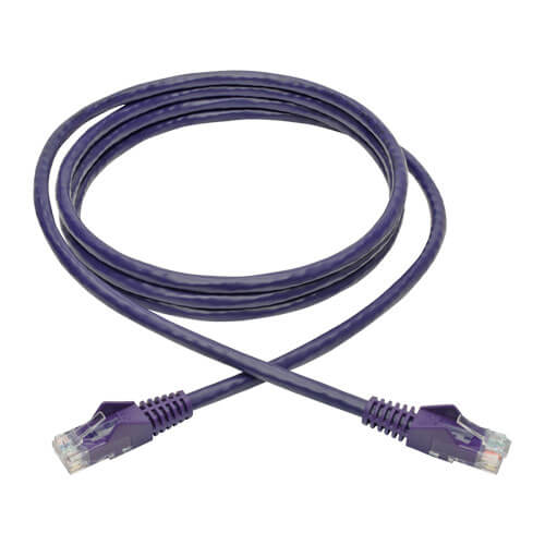 Tripp-Lite N201-006-PU | Cat6 Gigabit Snagless Molded (UTP) Ethernet Cable (RJ45 M/M), Purple, 6 ft. (1.83 m)