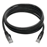 Tripp-Lite N201-008-BK | Cat6 Gigabit Snagless Molded (UTP) Ethernet Cable (RJ45 M/M), Black, 8 ft. (2.43 m)