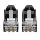 Tripp-Lite N201-008-BK | Cat6 Gigabit Snagless Molded (UTP) Ethernet Cable (RJ45 M/M), Black, 8 ft. (2.43 m)