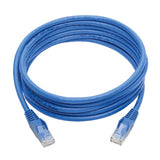 Tripp-Lite N201-008-BL | Cat6 Gigabit Snagless Molded (UTP) Ethernet Cable (RJ45 M/M), Blue, 8 ft. (2.43 m)