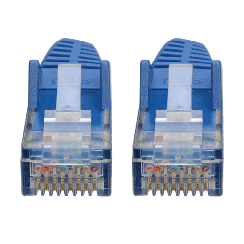 Tripp-Lite N201-008-BL | Cat6 Gigabit Snagless Molded (UTP) Ethernet Cable (RJ45 M/M), Blue, 8 ft. (2.43 m)