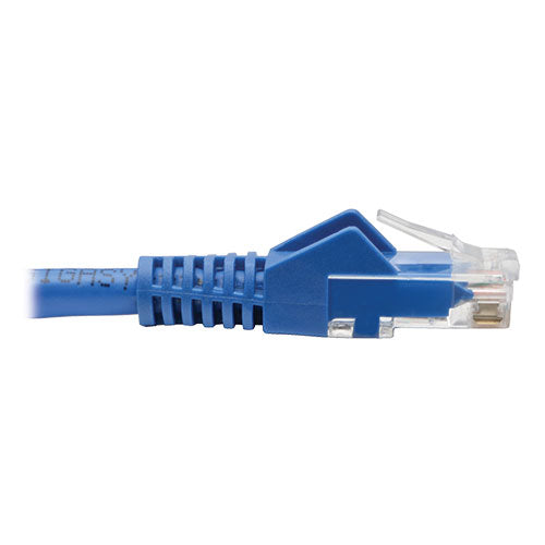 Tripp-Lite N201-008-BL | Cat6 Gigabit Snagless Molded (UTP) Ethernet Cable (RJ45 M/M), Blue, 8 ft. (2.43 m)