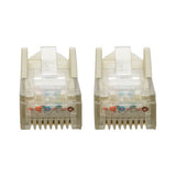 Tripp-Lite N201-008-WH | Cat6 Gigabit Snagless Molded (UTP) Ethernet Cable (RJ45 M/M), White, 8 ft. (2.43 m)