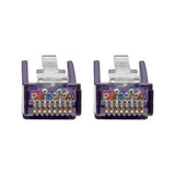 Tripp-Lite N201-020-PU | Cat6 Gigabit Snagless Molded (UTP) Ethernet Cable (RJ45 M/M), Purple, 20 ft. (6.09 m)