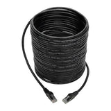 Tripp-Lite N201-035-BK | Cat6 Gigabit Snagless Molded (UTP) Ethernet Cable (RJ45 M/M), Black, 35 ft. (10.67 m)