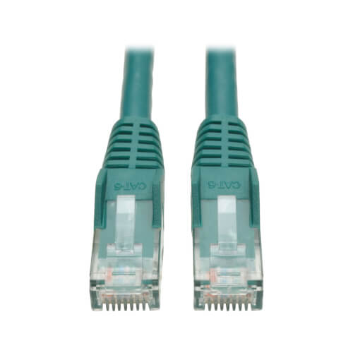 Tripp-Lite N201-035-GN | Cat6 Gigabit Snagless Molded (UTP) Ethernet Cable (RJ45 M/M), Green, 35 ft. (10.67 m)