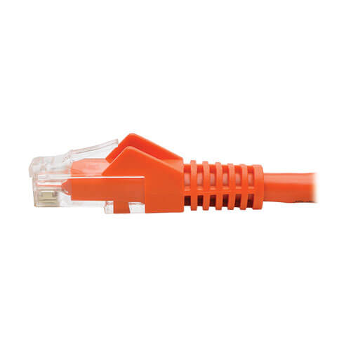 Tripp-Lite N201-035-OR | Cat6 Gigabit Snagless Molded (UTP) Ethernet Cable (RJ45 M/M), Orange, 35 ft. (10.67 m)