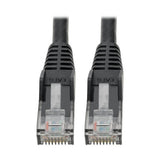 Tripp-Lite N201-06N-BK | Cat6 Gigabit Snagless Molded (UTP) Ethernet Cable (RJ45 M/M), Black, 6-in. (15.24 cm)