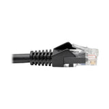 Tripp-Lite N201-06N-BK | Cat6 Gigabit Snagless Molded (UTP) Ethernet Cable (RJ45 M/M), Black, 6-in. (15.24 cm)