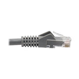 Tripp-Lite N201-06N-GY | Cat6 Gigabit Snagless Molded (UTP) Ethernet Cable (RJ45 M/M), Gray, 6-in. (15.24 cm)