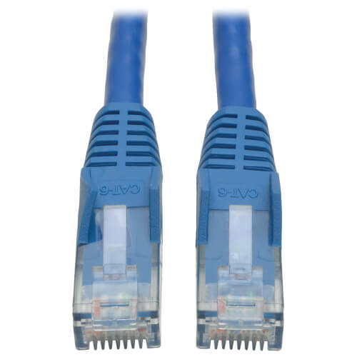 Tripp-Lite N201-100-BL | Cat6 Gigabit Snagless Molded (UTP) Ethernet Cable (RJ45 M/M), Blue, 100 ft. (30.5 m)