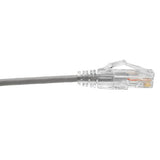 Tripp-Lite N201-S01-GY | Cat6 Gigabit Snagless Slim UTP Ethernet Cable (RJ45 M/M), Gray, 1 ft. (0.31 m)