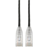 Tripp-Lite N201-S02-BK | Cat6 Gigabit Snagless Slim UTP Ethernet Cable (RJ45 M/M), Black, 2 ft. (0.61 m)