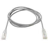 Tripp-Lite N201-S05-GY | Cat6 Gigabit Snagless Slim UTP Ethernet Cable (RJ45 M/M), Gray, 5 ft. (1.52 m)
