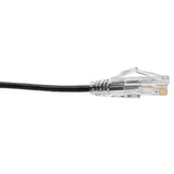 Tripp-Lite N201-S06-BK | Cat6 Gigabit Snagless Slim UTP Ethernet Cable (RJ45 M/M), Black, 6 ft. (1.83 m)