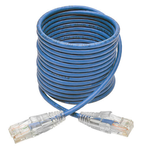 Tripp-Lite N201-S06-BL | Cat6 Gigabit Snagless Slim UTP Ethernet Cable (RJ45 M/M), Blue, 6 ft. (1.83 m)