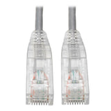 Tripp-Lite N201-S8N-GY | Cat6 Gigabit Snagless Slim UTP Ethernet Cable (RJ45 M/M), Gray, 8-in. (20.32 cm)