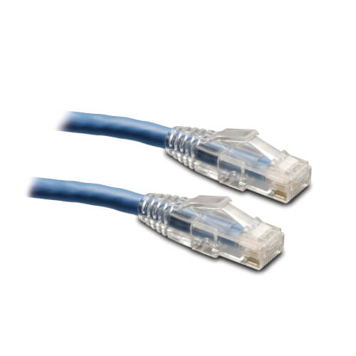 Tripp-Lite N202-100-BL | Cat6 Gigabit Solid Conductor Snagless UTP Ethernet Cable (RJ45 M/M), Blue, 100 ft. (30.5 m)