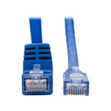 Tripp-Lite N204-001-BL-DN | Down-Angle Cat6 Gigabit Molded UTP Ethernet Cable (RJ45 Right-Angle Down M to RJ45 M), Blue, 1 ft. (0.31 m)