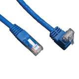 Tripp-Lite N204-005-BL-UP | Up-Angle Cat6 Gigabit Molded UTP Ethernet Cable (RJ45 Right-Angle Up M to RJ45 M), Blue, 5 ft. (1.52 m)