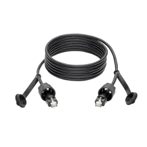 Tripp-Lite N206-PC10-IND | Industrial Cat5e/Cat6 STP Ethernet Cable - RJ45 M/M, CMX Outdoor, IP68, 26 AWG, TAA, 10 ft. (3.05 m)