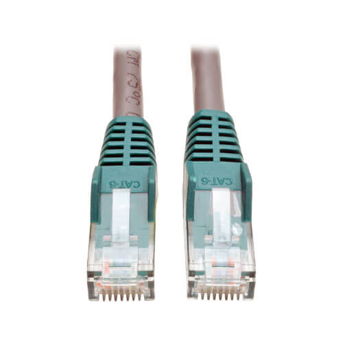 Tripp-Lite N210-007-GY | Cat6 Gigabit Crossover Molded UTP Ethernet Cable (RJ45 M/M), Gray, 7 ft. (2.13 m)