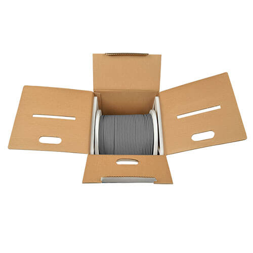Tripp-Lite N220-01K-GY | Cat6 Gigabit Bulk UTP Stranded 24 AWG CMR PVC Cable, Gray, 1000 ft. (304.8 m) TAA