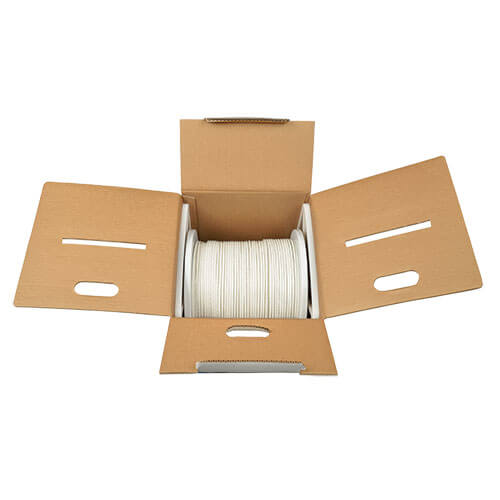 Tripp-Lite N220-01K-WH | Cat6 Gigabit Bulk UTP Stranded 24 AWG CMR PVC Cable, White, 1000 ft. (304.8 m) TAA