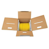 Tripp-Lite N222-01K-YW | Cat6 Gigabit Solid-Core UTP PVC Bulk Ethernet Cable, Yellow, 1000 ft. (304.8 m), TAA