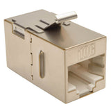 Tripp-Lite N235-001-SH-6A | Cat6a Straight-Through Modular Shielded In-Line Snap-In Coupler (RJ45 F/F), TAA